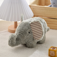 Boneka Gajah Ultra Lembut dan Halus dengan Kain Plush Berkualitas Tinggi, Hadiah Ulang Tahun untuk Anak Usia 2-4 Tahun, Teman Tidur Anak