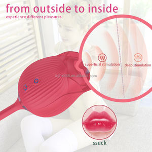 Rose-Egg Mimic kadın titreşimli yumurta yetişkin oyuncak g-noktası Anal stimülatör vibratör yapay penis kadınlar için - Product Image 3