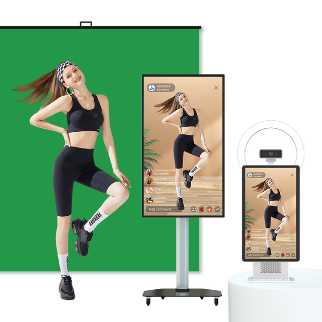 32 43 50 55 Inch Digital Signage Video Recording Broadcasting Equipment Multi Audio Video Live Channels Streaming Devices