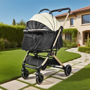 <span class=keywords><strong>Poussette</strong></span> pliable rapide et réglable <span class=keywords><strong>pour</strong></span> animaux de compagnie, imperméable, à 4 roues, <span class=keywords><strong>pour</strong></span> deux chiens, avec cadre et utilisation à une main, idéale <span class=keywords><strong>pour</strong></span> animaux de taille moyenne - Product Image 3
