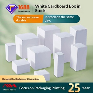 Wholesale Square <b>White</b> Cardboard <b>Boxes</b> Thickened Blister Packaging Custom Blind Box Design - Product Image 3