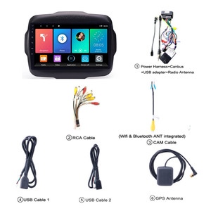 Para JEEP renegado 2016-2020 4G Carplay Android 2Din Autoradio - Product Image 3
