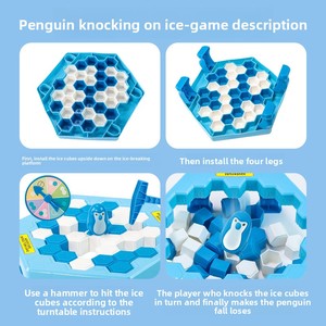 Juego de Romper Hielo con Pingüinos – Salva al Pingüino, Rompe Bloques de Hielo, Competición Interactiva de Escritorio para Niños – Fiesta Familiar para Padres e Hijos - Product Image 4