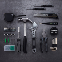 Ensemble d'outils multifonctions 30 en 1 de vente chaude avec boîte de grande capacité Kit d'outils de combinaison de matériel professionnel