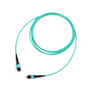 موصل MPO MTP متوافق بـ 16 نواة، 40G 100G 400G بصريات متوازية لكابلات الألياف البصرية في مركز البيانات - Product Image 1