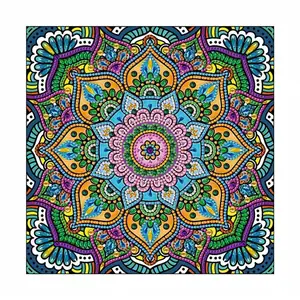 Most Popular Mandala Style Pictures Creative Home Decor Bright Custom Diamond Painting Kit 5D