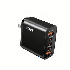 GaN Phone Charger 2USB+3Type <b>C</b> Charger Block Fast Charging US/EU/UK <b>Plug</b> Dual 140W Charger for Mobile Phone - Product Image 1