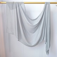 [30 brins de modal] Nouveauté transfrontalière, châle, écharpe et foulard uni respirant toutes saisons