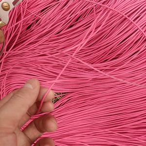 Wholesale Price <b>Black</b> 1mm Waxed Cotton Rope Round Waxed Thread Cord <b>String</b> for Clothing Accessories - Product Image 3