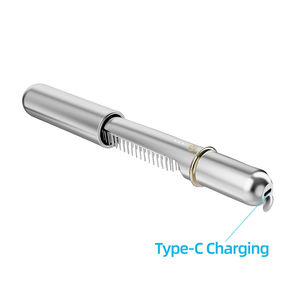 หวีเครื่องนวดหนังศีรษะแบบ microcurrent ชาร์จไฟ <span class=keywords><strong>LED</strong></span> สีแดงกระตุ้นการเจริญเติบโตของเส้นผม - Product Image 4