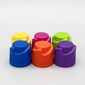 New design 28mm powdered tea drink cap food grade plastic cap for water drinks juice vitamin powder cap