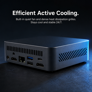 Mini PC Económico Preparado para IA, AMD R7 <span class=keywords><strong>5800H</strong></span> 5 5600H 5625U, 2xDDR4 3200MHz, SSD NVMe, Tipo-C, GPU Integrada RDNA2, Computadora de Escritorio, Win11 - Product Image 6