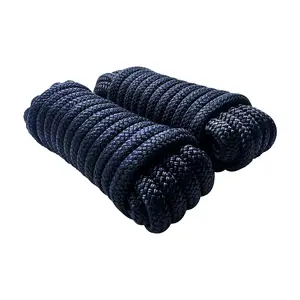 Vendita calda bella qualità blu Navy 10mm barca barca di ormeggio marina Yacht nylon Dock Line