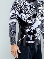 Tontons Factory – Nouvelle protection solaire UPF50+ personnalisée à manches courtes pour le surf, la natation, le MMA, le grappling