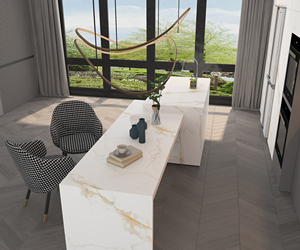 משטח עבודה למטבח מאבן סינטטית דמוית גרניט, שיש קוורץ משומש, במחיר סיטונאי - Product Image 5