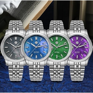 San Martin New SN0144GX Luxury <b>Watches</b> Pearl Mop Dial Miyota 9015 Automatic <b>Mechanical</b> <b>Watches</b> Waterproof 39Mm Sport Wrist <b>Watch</b> - Product Image 4