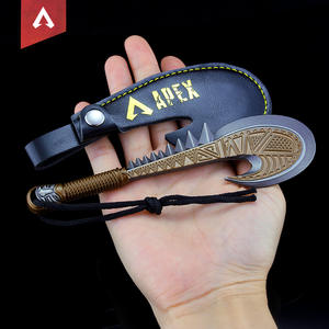 APEX Legends Wraith para Kunai y Gibraltar <span class=keywords><strong>Scythe</strong></span> 15CM Llavero Set Safe Metal Crafts Juguetes coleccionables para niños <span class=keywords><strong>Juego</strong></span> Merchandise - Product Image 6