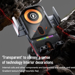 15W veloce Wireless Auto bloccaggio del telefono supporto di tipo-C porta telefono per iPhone 16 15 14 Pro Max <span class=keywords><strong>Samsung</strong></span> Galaxy S24 Ultra S23 Auto - Product Image 4