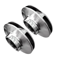 Turbine de pompe fermée de précision en acier inoxydable 304 résistant à la corrosion, fabrication OEM par fonderie de précision