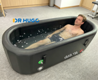 DR.HUGO oBAR 196 Baignoire à glace gonflable portable pour une personne, bain froid, seau à glace pliable, baril à glace