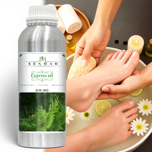 Aceite esencial de ciprés natural de alta calidad al por mayor para el cuidado del cuerpo, masaje, cuidado de la piel, difusores de aromaterapia - Product Image 3