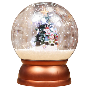 Globo Musicale con Neve, Globo Natalizio con <span class=keywords><strong>Musica</strong></span> e Neve, Decorazione <span class=keywords><strong>Natalizia</strong></span> Artigianale, Scatola Musicale per Natale - Product Image 1