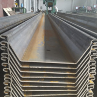 Panneaux de palplanches laminés à froid S235 S275 S355 EN10249-1/2