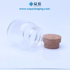 Bocaux de stockage de bouteilles en verre borosilicaté transparent scellé par liège - Product Image 4