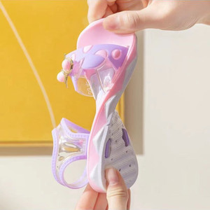 Sandales d'été en gros pour filles, sandales de princesse à semelle souple pour tout-petits et enfants - Product Image 6