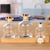 Bouteille en verre d'aromathérapie personnalisée 50ml 100ml 150ml 250ml Flacon diffuseur à roseaux pour parfum