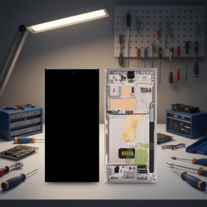 Display LCD Originale Viola per Samsung Galaxy S23 Ultra 5G S918 con Cornice, Schermo Touch per Telefoni Cellulari - Product Image 3