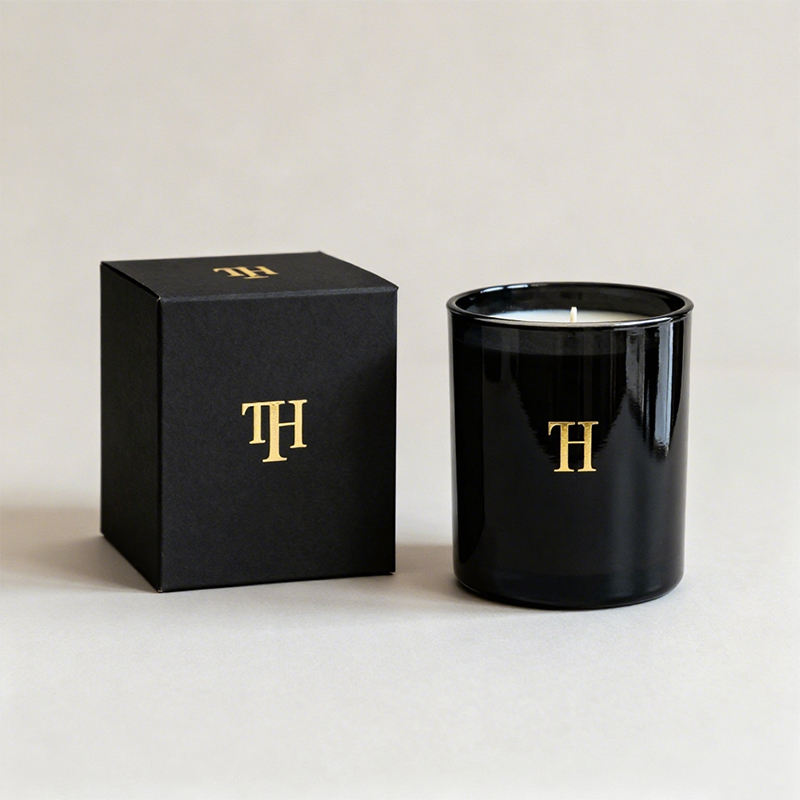 Custom Logo Luxury Glass Empty Scented Candle Jars 8oz 10oz 12oz Unique ...