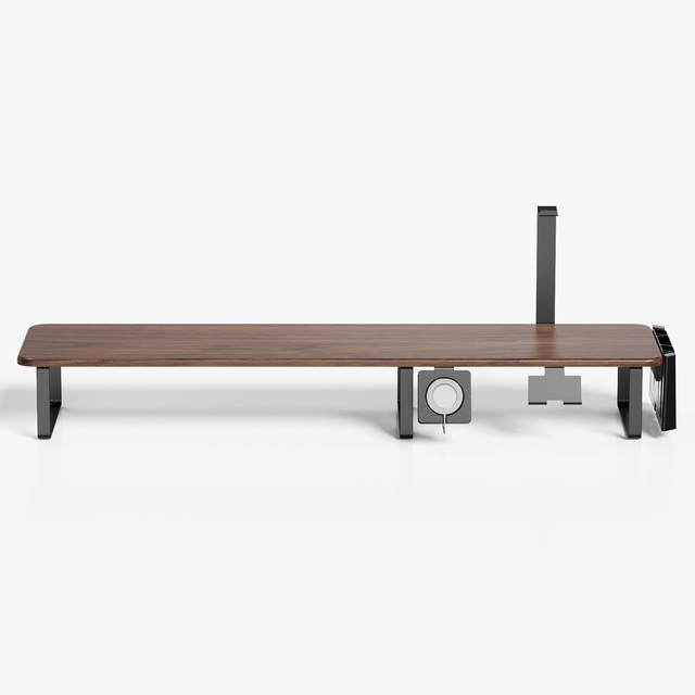 Monitor Riser Wooden Organizer Storage Computer Desk Shelf Stand Riser Computer Monitor Stand for Home Office Furniture
