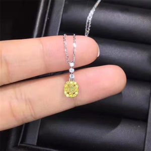 Commercio all'ingrosso di Lusso 18k Belle Gioielli In Oro Naturale Del Sud Africa Reale 0.21ct Giallo <span class=keywords><strong>Collana</strong></span> di <span class=keywords><strong>Diamanti</strong></span> - Product Image 2
