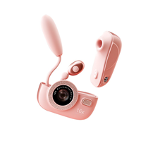 Vibrateur de stimulation du point G en forme d'appareil photo CCD, 10 modes de vibration, contrôle via application, étanche IPX7, 45 dB, 7500 tr/min, chargement magnétique pour femmes, vente en gros