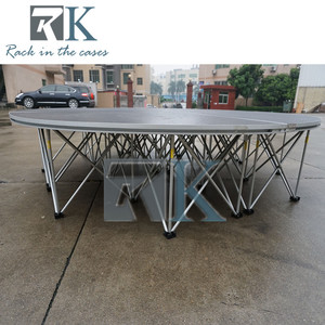 Heavy Duty <b>Stage</b> <b>Platform</b> Aluminum Smart <b>Stage</b> Modular <b>Stage</b> Kit Portable <b>Stage</b> <b>Platform</b> with Aluminum <b>Stage</b> Riser - Product Image 5