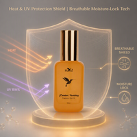 Aceite Reparador Orgánico para Cabello Rizado - Sérum Control Frizz con Mezcla de Argán, Sin Textura Grasa o Acuosa, Protección Térmica para Cabello Seco y Encrespado