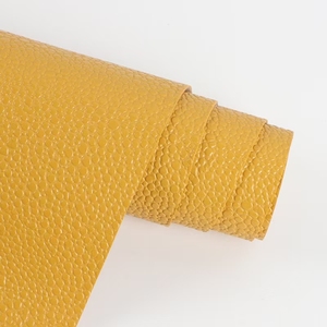 高光珍珠鱼图案压花聚氯乙烯皮革面料 -- 防水弹力笔记本、化妆包、皮带 - Product Image 5