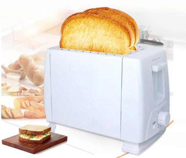 Stainless Steel 2-Slice Electric Sandwich Maker - Image 3