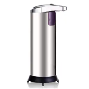 YUNDOOM OEM High quality deck mount liquid automatic hand foaming Sensor Battery pump 8.5/9.5 oz Soap Dispenser
