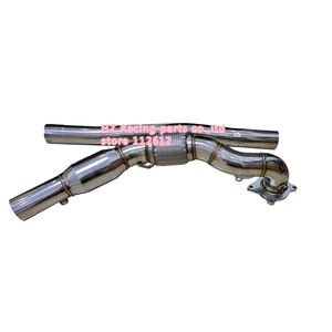 Tubo de bajada para SEAT <span class=keywords><strong>LEON</strong></span> 2,0 <span class=keywords><strong>TFSI</strong></span> <span class=keywords><strong>FR</strong></span> Cupra R 2,0 TSi, para seat <span class=keywords><strong>leon</strong></span> 1,8 <span class=keywords><strong>TFSI</strong></span> 160HP con catalizador 200 - Product Image 1