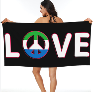 Toalla de Playa de Microfibra con la Bandera de <span class=keywords><strong>Seychelles</strong></span>, Toalla de Baño con Diseño de Acuarela, Toalla de Playa Antiarena, Manta de Secado Rápido y Absorbente - Product Image 3