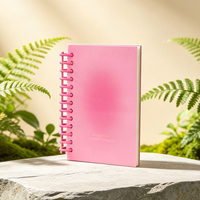 Cuaderno Ecológico Personalizado, Simple, Sólido, Recargable, con Tamaño y Logotipo Personalizados, Encuadernación en Espiral Resistente, Bloc de Notas para Estudiantes