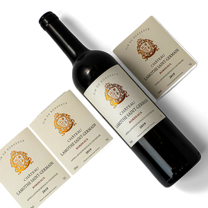 Nhãn Chai Tùy Chỉnh Nhà Máy Quảng Châu Bán Sỉ Nhãn Dán Tự Dính Nhãn Rượu Vang Đỏ Cho Chai - Product Image 1