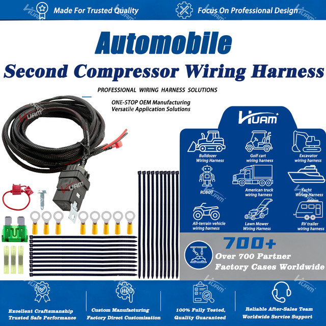 27703 Second Compressor Wiring Harness Suitable for Air Lift Performance Compressor Wiring Harness for 3P and 3H Systems