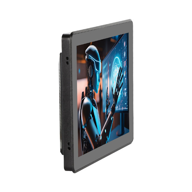 12.1 Inch EPC Fanless Industrial Grade Capacitive Touch Screen Panel PC Narrow Bezel IP65 Front Waterproof True Flat 1024x768