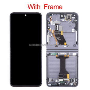 Điện Thoại Di Động Ban Đầu Siêu Amoled Flip5 Panal LCD Màn Hình Cảm Ứng Digitizer Lắp Ráp Z Lật 5 F731b Hiển Thị Với Khung Đối Với Samsung - Product Image 4