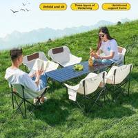 Mesa y Sillas Plegables Portátiles para Exteriores, Muebles de Camping para Patio, Jardín o Casa de Campo