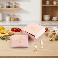 Boîte cadeau pour bijoux (collier, boucles d'oreilles, bracelet, bague) et pochette en microfibre avec logo