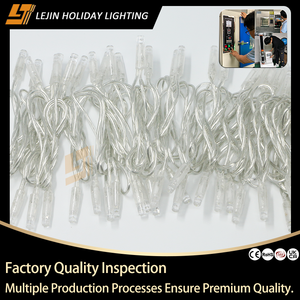 Guirlande lumineuse LED étanche à lumière blanche pour décoration de jardin extérieure, idéale pour les fêtes de Noël, certifiée CE, RoHS, SAA - Product Image 4